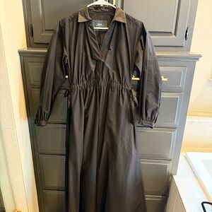 Maeve Long Sleeve Shirt Dress, XS